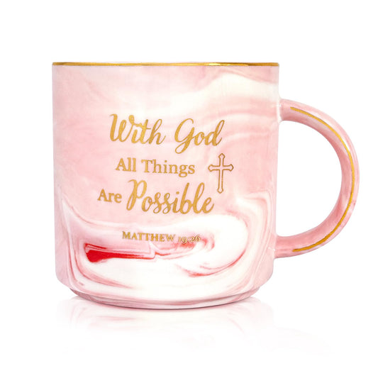 ▶ Regalos cristianos para mujeres, tazas cristianas para mujeres con asa, regalos religiosos para mujeres, taza inspiradora de las escrituras, regalos de cumpleaños de Navidad