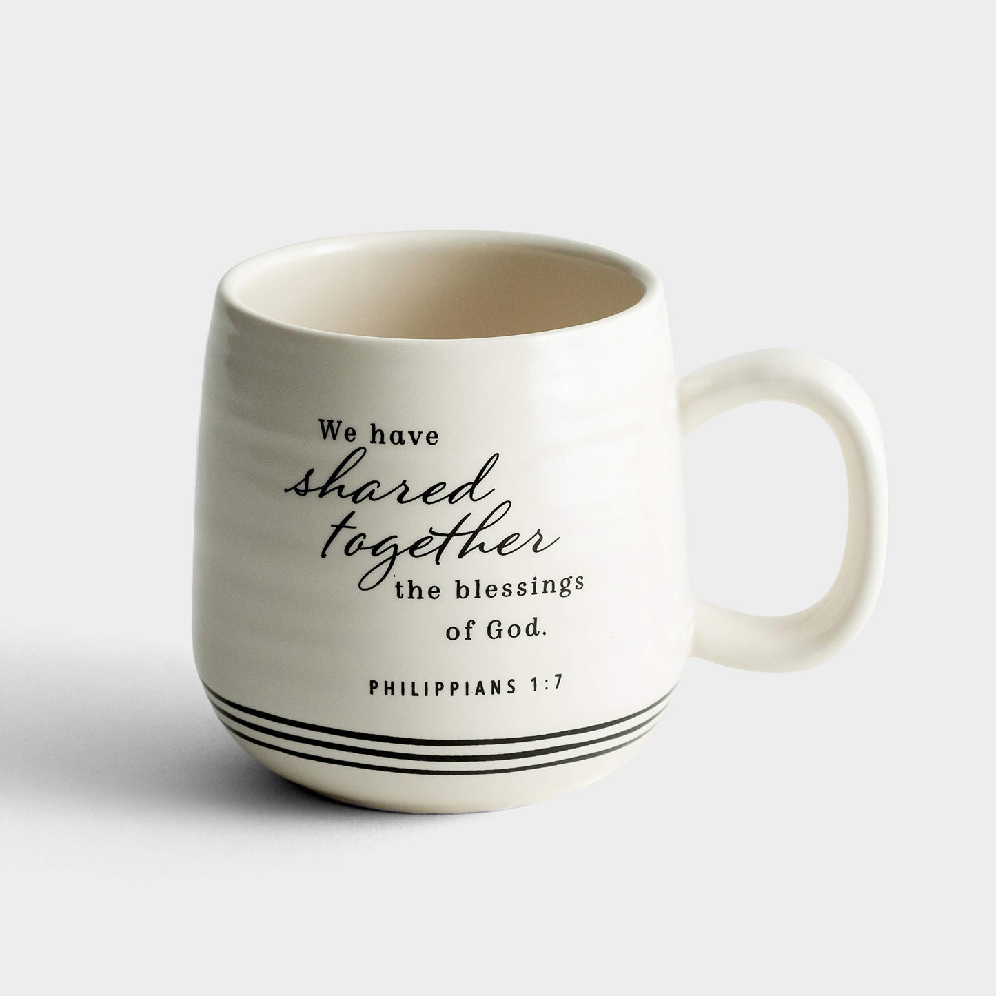 ▶ Taza de cerámica inspiradora de café de la familia Jesus, 16 onzas, blanco (J3874)