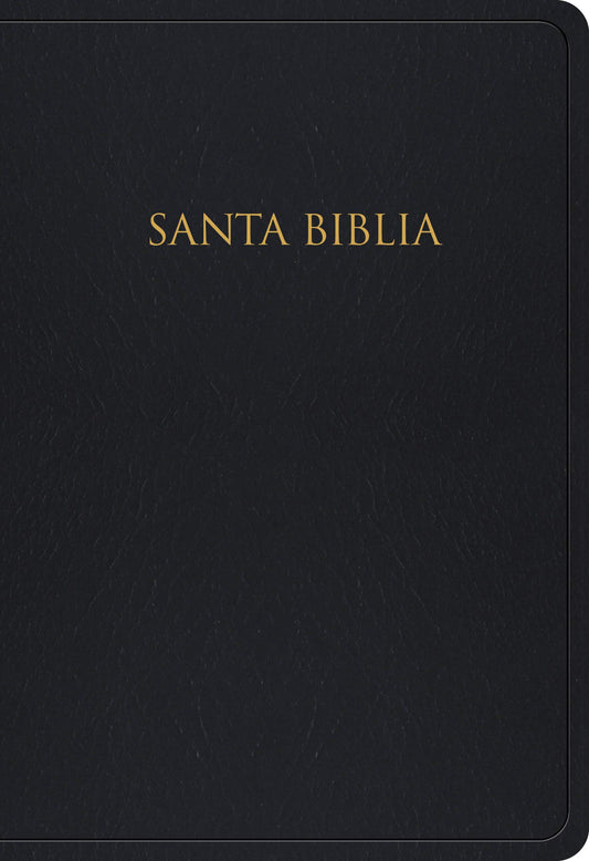 Santa Biblia: Reina-valera 1960 para regalos y pemios negro imitación piel