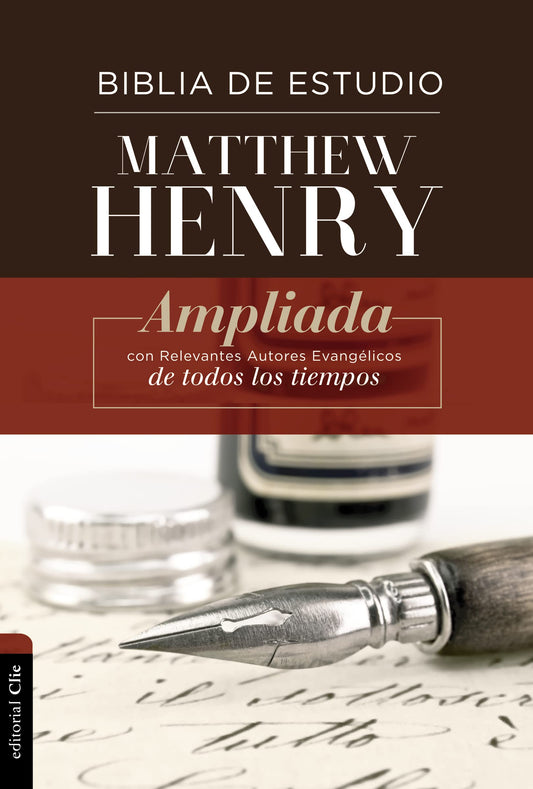 RVR, Biblia de Estudio Matthew Henry, Tapa Dura, Interior a dos colores