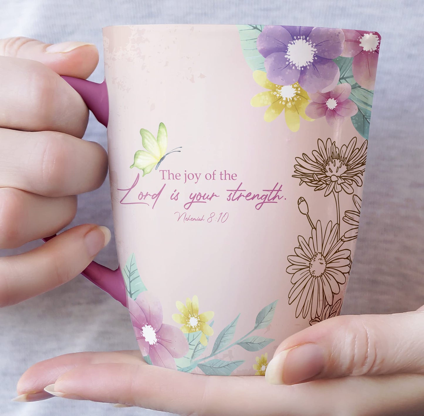 ▶ Tazas de café cristianas, juego de 6, 12 onzas, tazas de versículo de la Biblia, tazas cristianas, tazas de café de las escrituras, regalos de Navidad