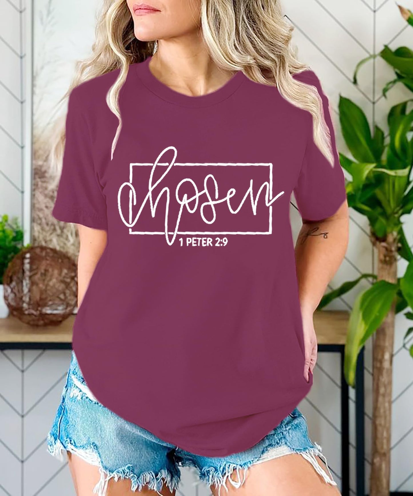 ▶ Camisas cristianas para mujer, playera corta sin mangas, estilo Jesús, Púrpura, Small