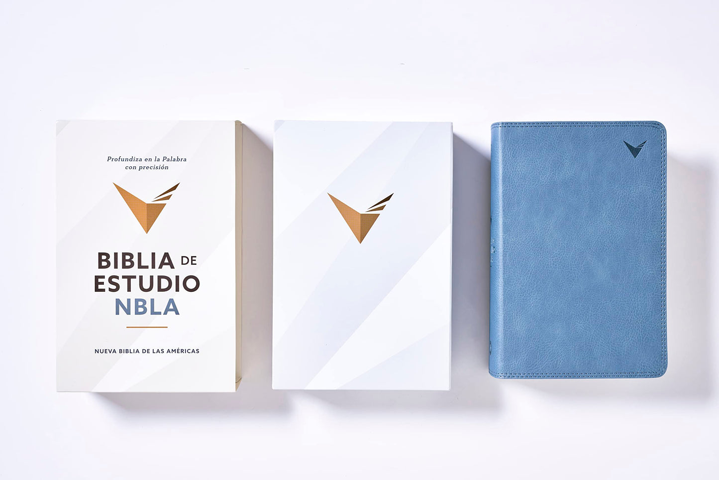 NBLA, Biblia de Estudio, Interior a dos colores, Leathersoft, Gris, Comfort Print