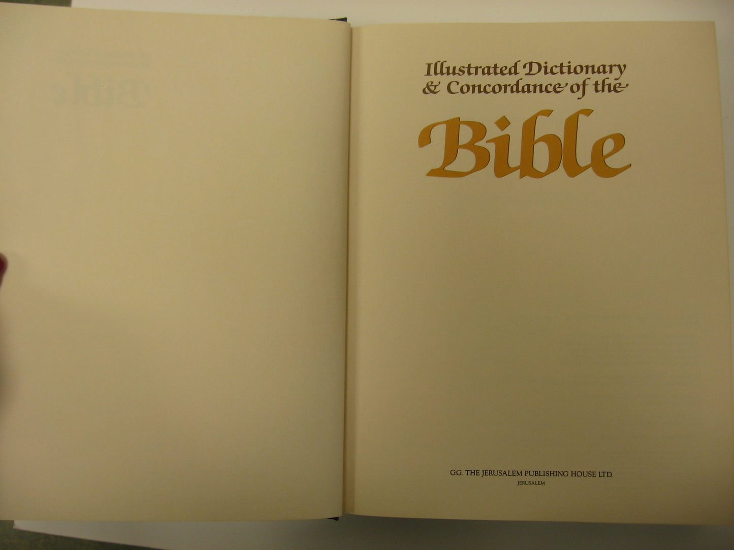 Illustrated Dictionary and Concordance of the Bible