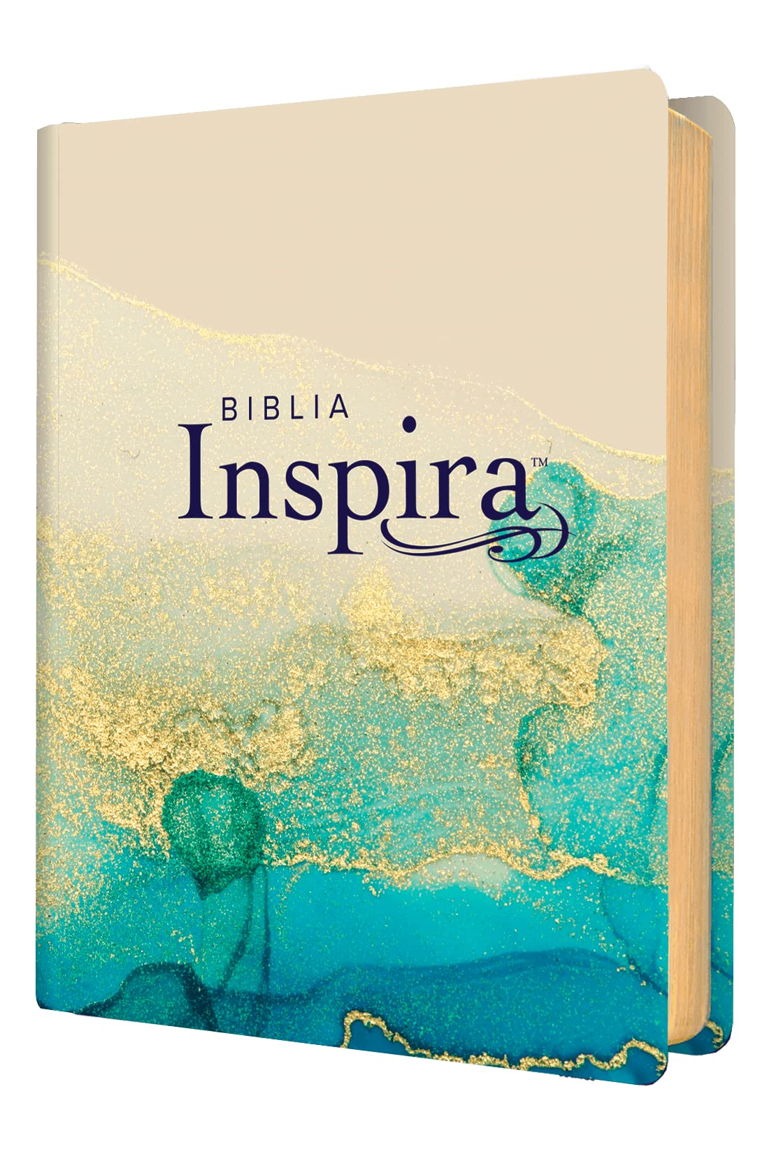 Biblia Inspira Ntv (Sentipiel, Oro): La Biblia Que Inspira Tu Creatividad