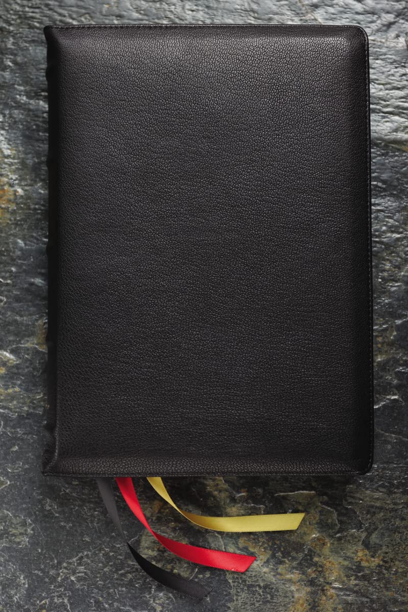 KJV, Thompson Chain-Reference Bible, Premium Goatskin Leather, Black, Premier Collection, Art Gilded Edges, Black Letter, Comfort Print