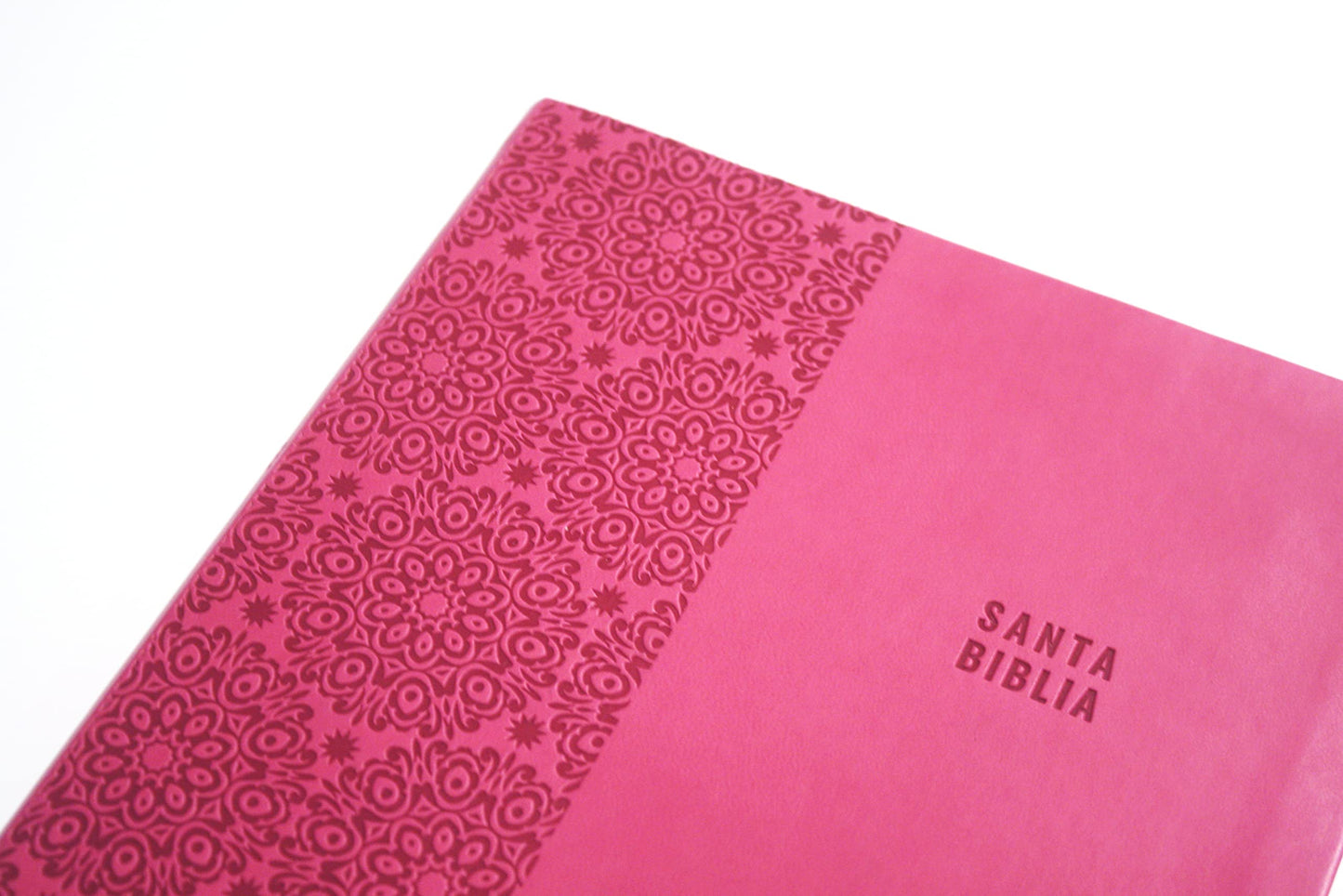 Santa Biblia Reina Valera, Letra Super Gigante, Piel Fucsia