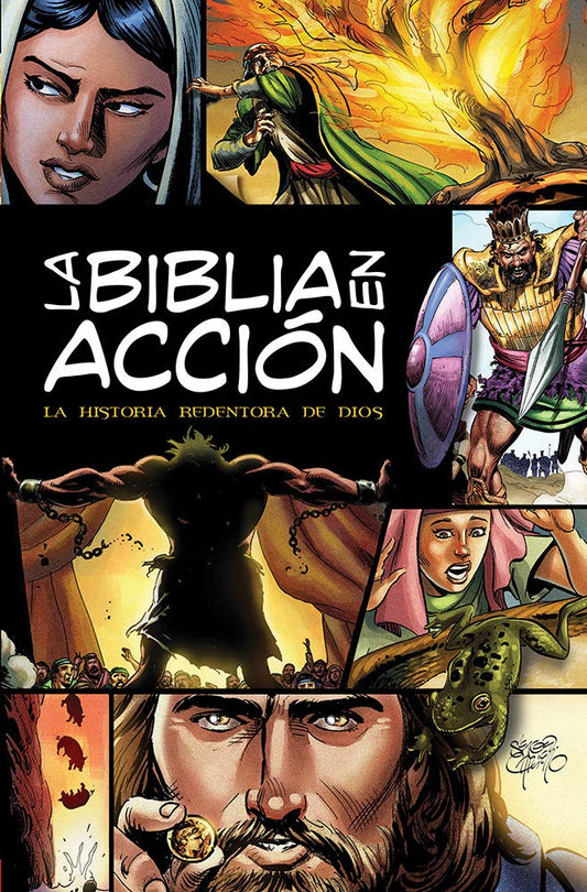 La biblia en acción / The Action Bible: La Historia Redentora De Dios / God's Redemptive Story