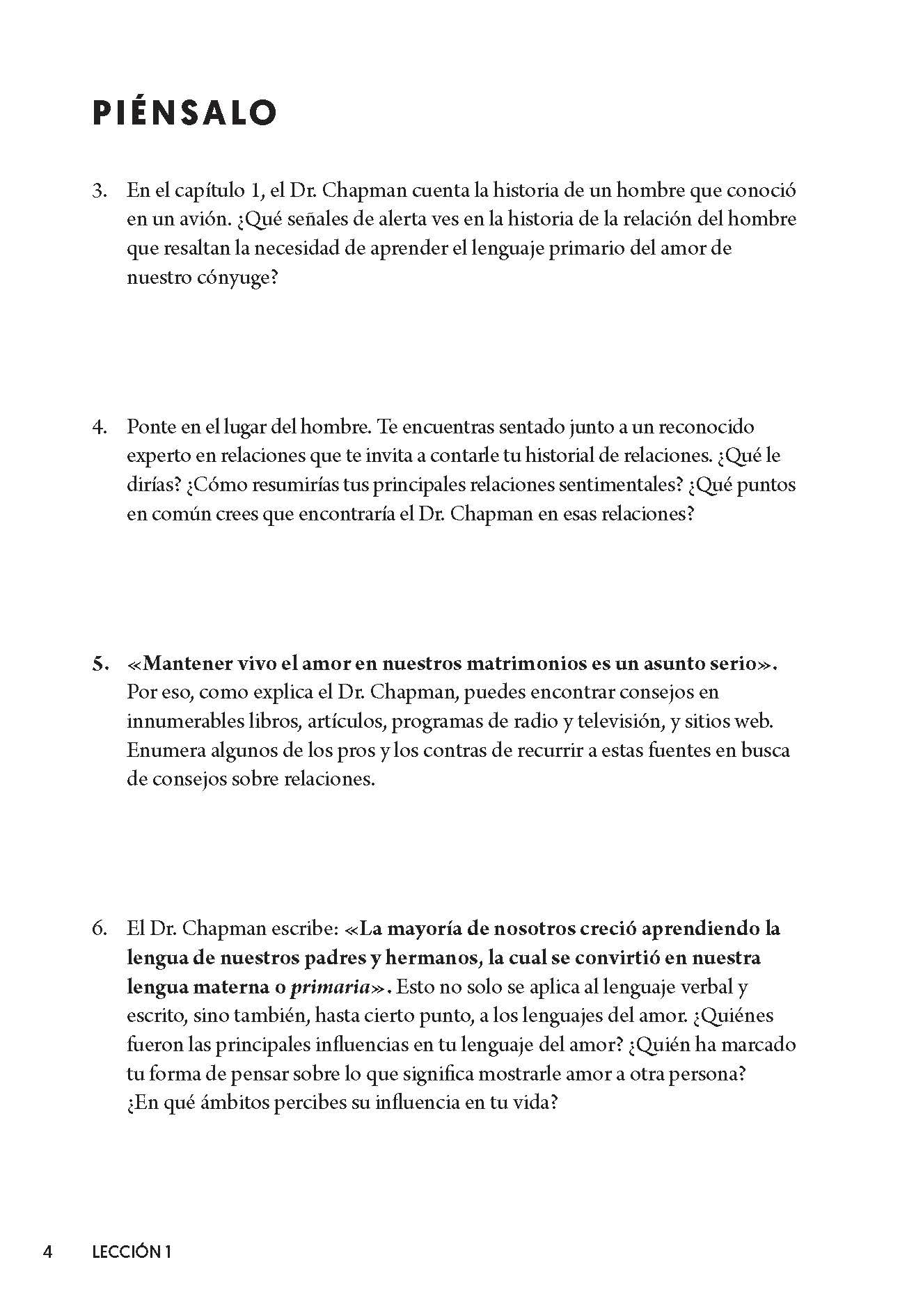 ▶ Los 5 Lenguajes del Amor - Cuaderno de Ejercicios