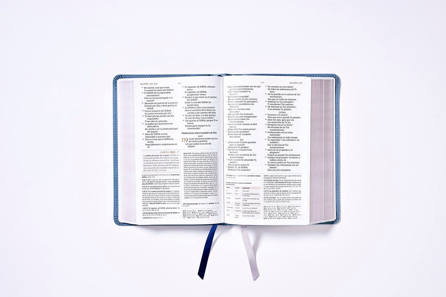 NBLA, Biblia de Estudio, Interior a dos colores, Leathersoft, Gris, Comfort Print