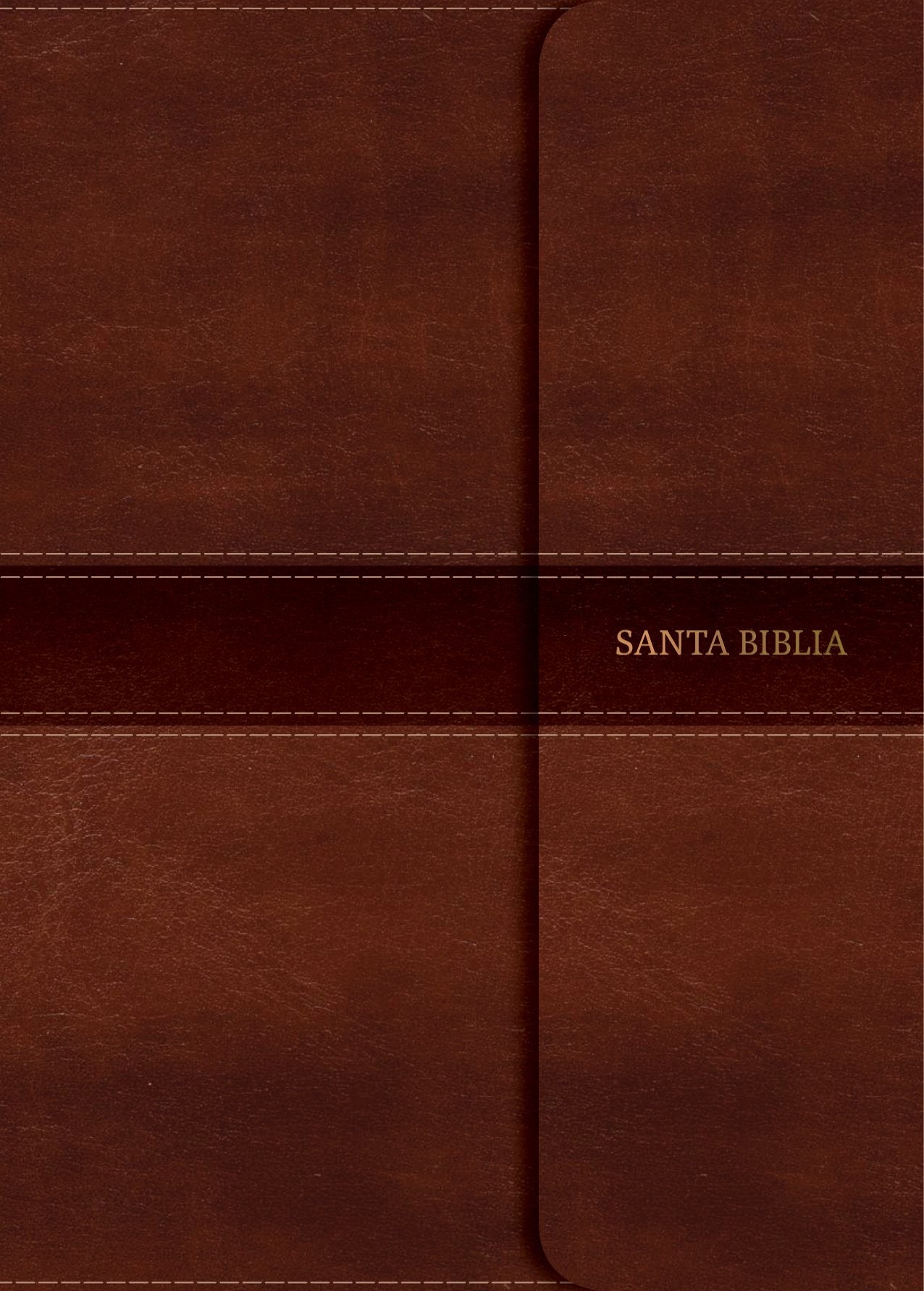 NVI Biblia Letra Súper Gigante marrón, símil piel con índice y solapa con imán (Spanish Edition)