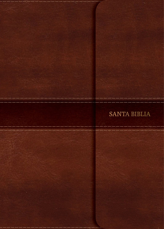 NVI Biblia Letra Súper Gigante marrón, símil piel con índice y solapa con imán (Spanish Edition)