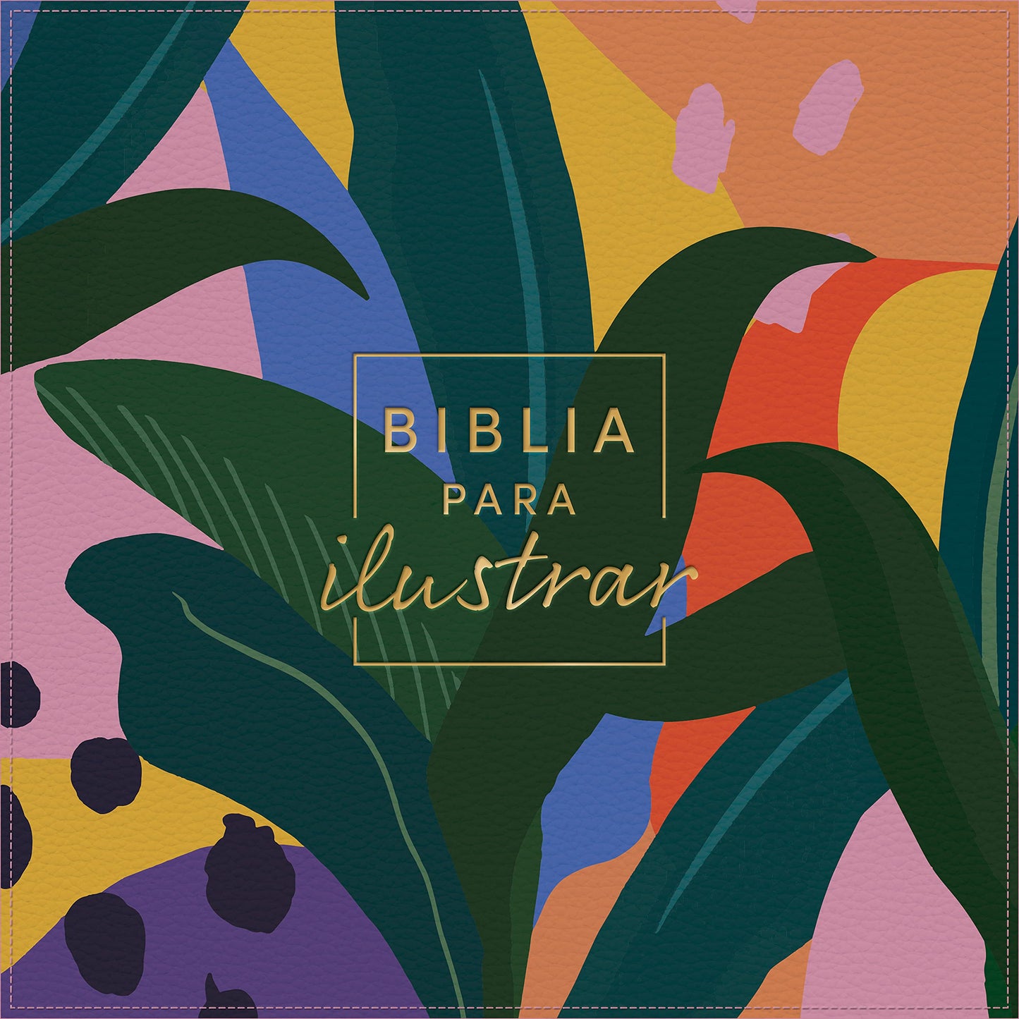 Reina Valera 1960 Biblia para ilustrar, floral símil piel | RVR 1960 Illustrating Bible, Floral, LeatherTouch