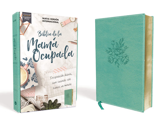 NVI Biblia de la Mamá Ocupada, Leathersoft, Truquesa, Edición Letra Roja: Inspiración Diaria Aun Cuando Solo Tienes Un Minuto