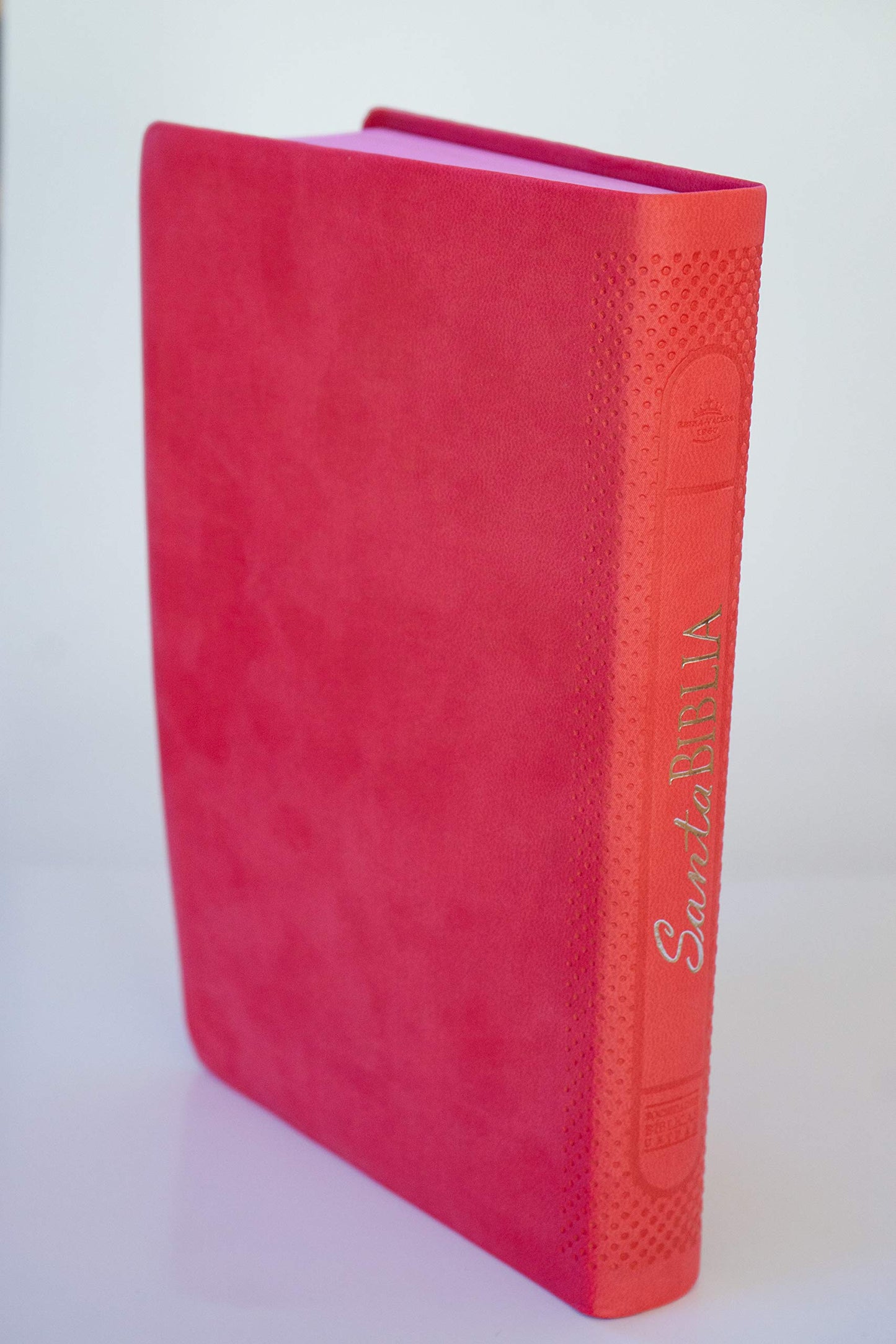 Biblia Letra Grande Palabras De Jesús En Rojo/ Fucsia
