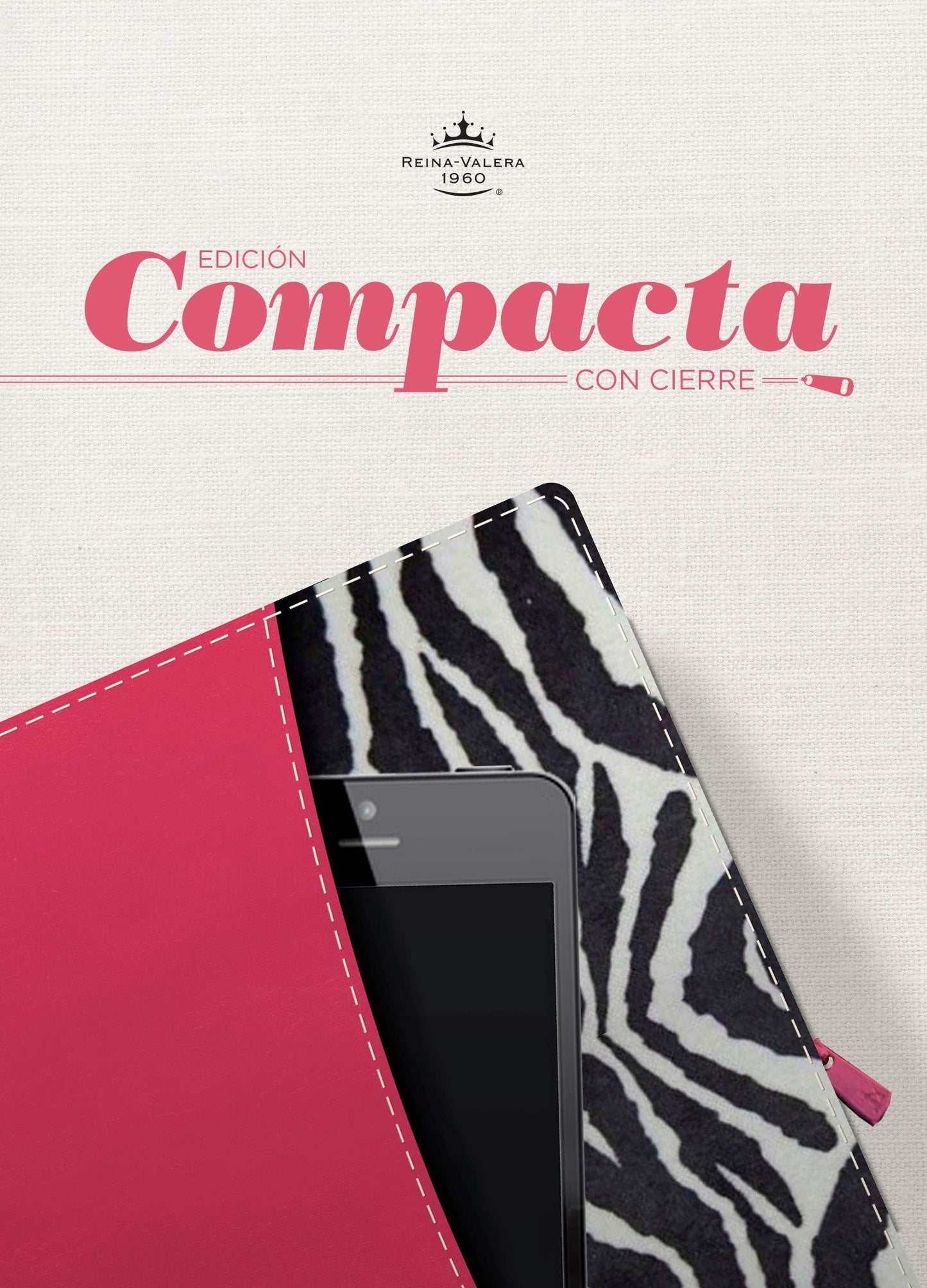 Santa Biblia: Reina-valera 1960, fucsia/ cebra, símil piel con cierre / Fuchsia / Zebra, LeatherTouch with Zipper