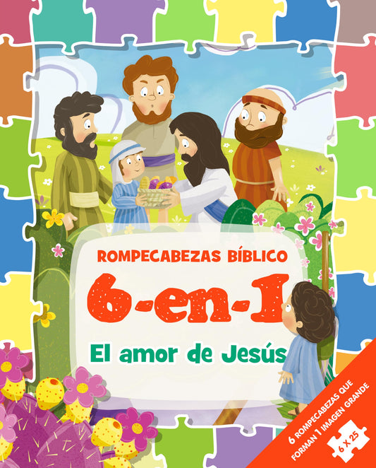 Rompecabezas Bíblico 6 En 1: El Amor de Jesús