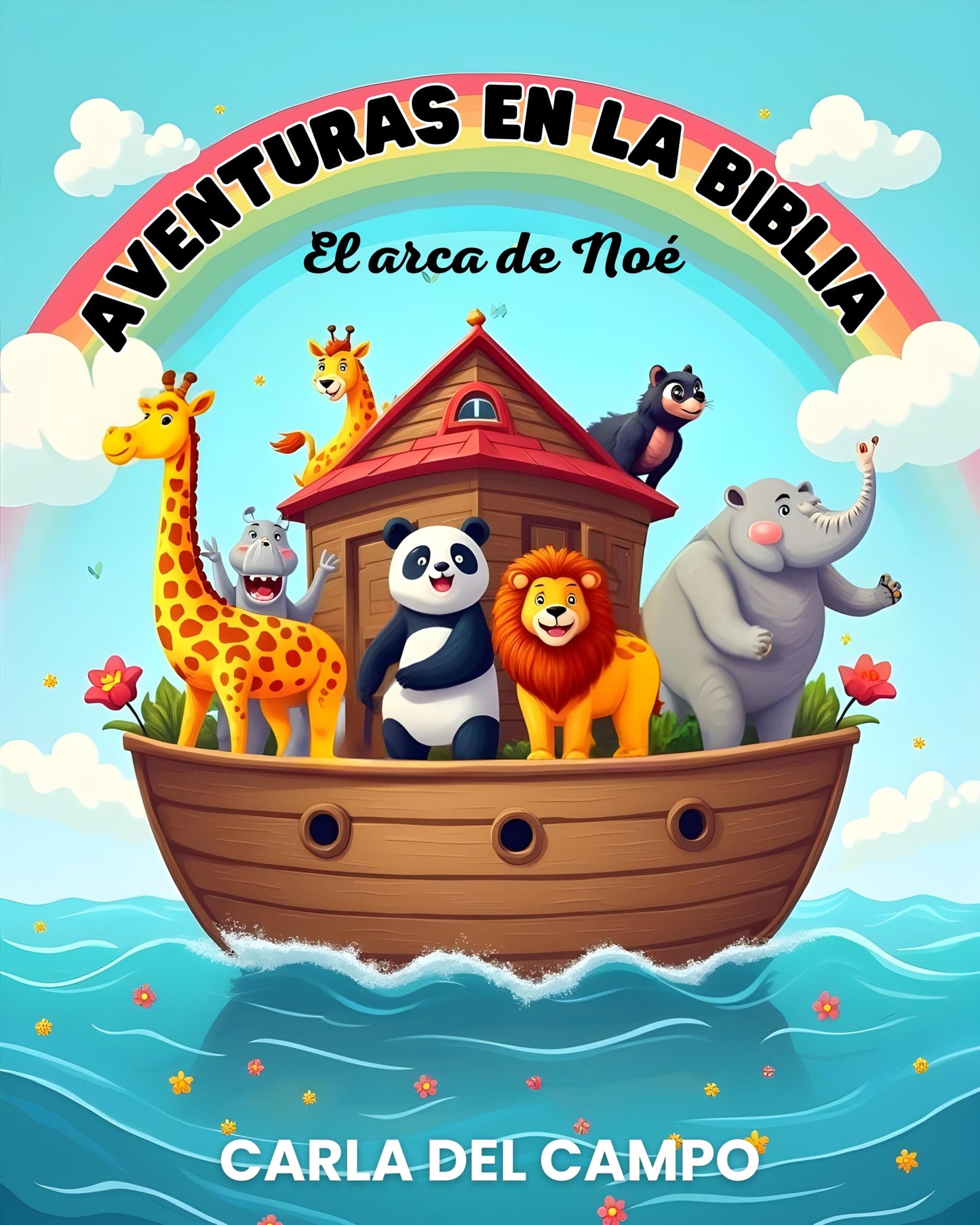 Aventuras en la Biblia: El arca de Noé - historias bíblicas para niños de 4 a 12 años (La biblia: colección de libros para leer y colorear)