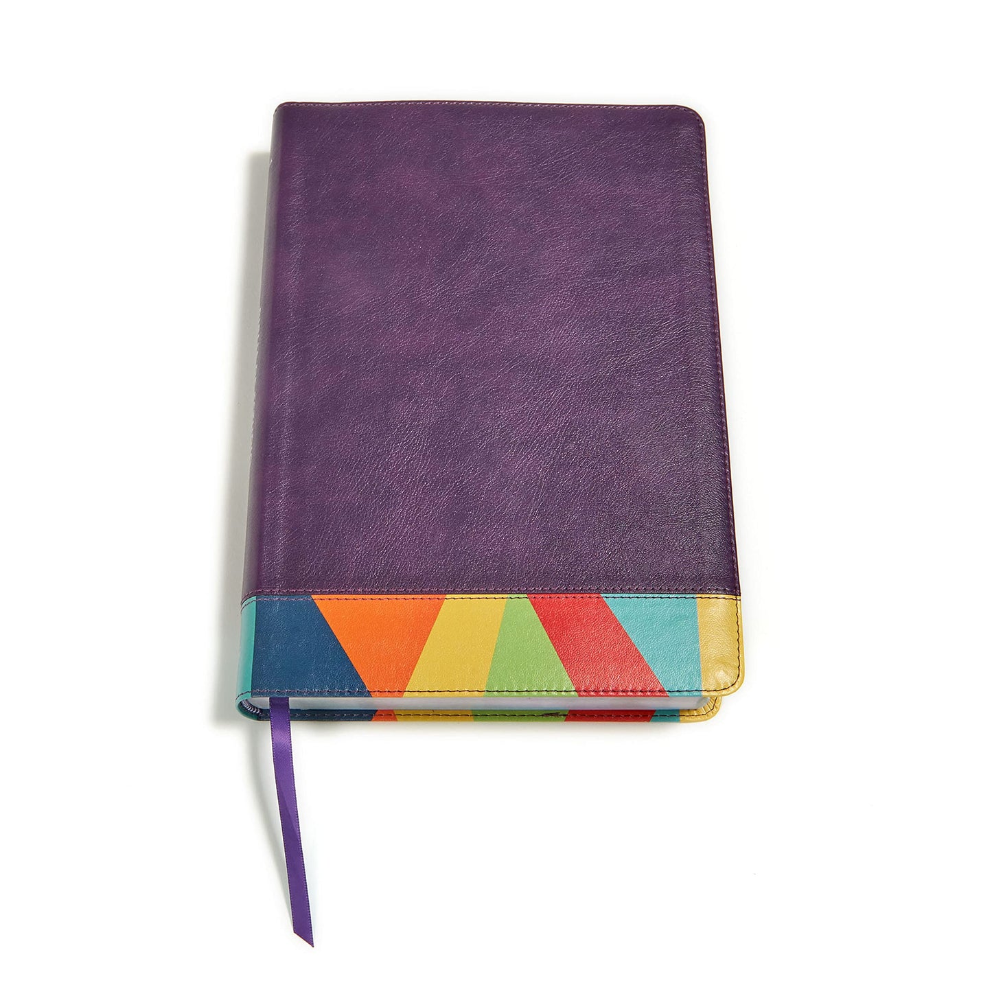 Reina Valera 1960 Biblia de Estudio Arcoiris, morado/multicolor | RVR 1960 Rainbow Study Bible Purple/multicolor LeatherTouch