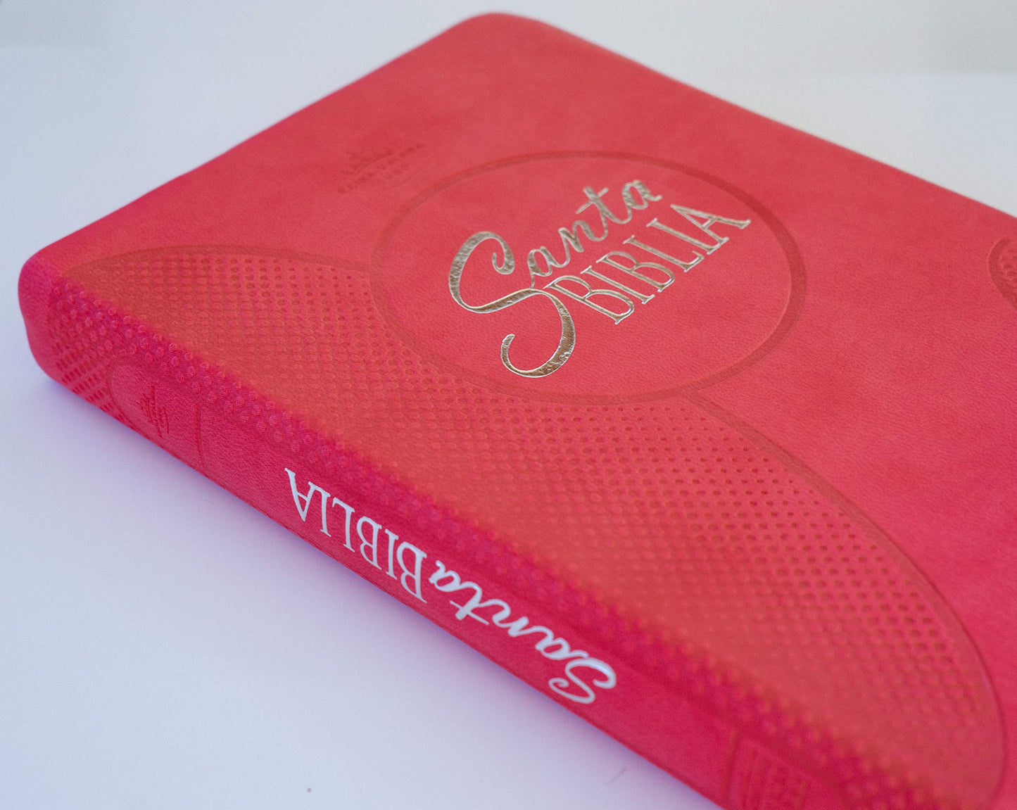 Biblia Letra Grande Palabras De Jesús En Rojo/ Fucsia
