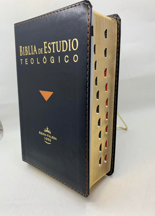 Biblia de Estudio Teologico (Spanish Edition)