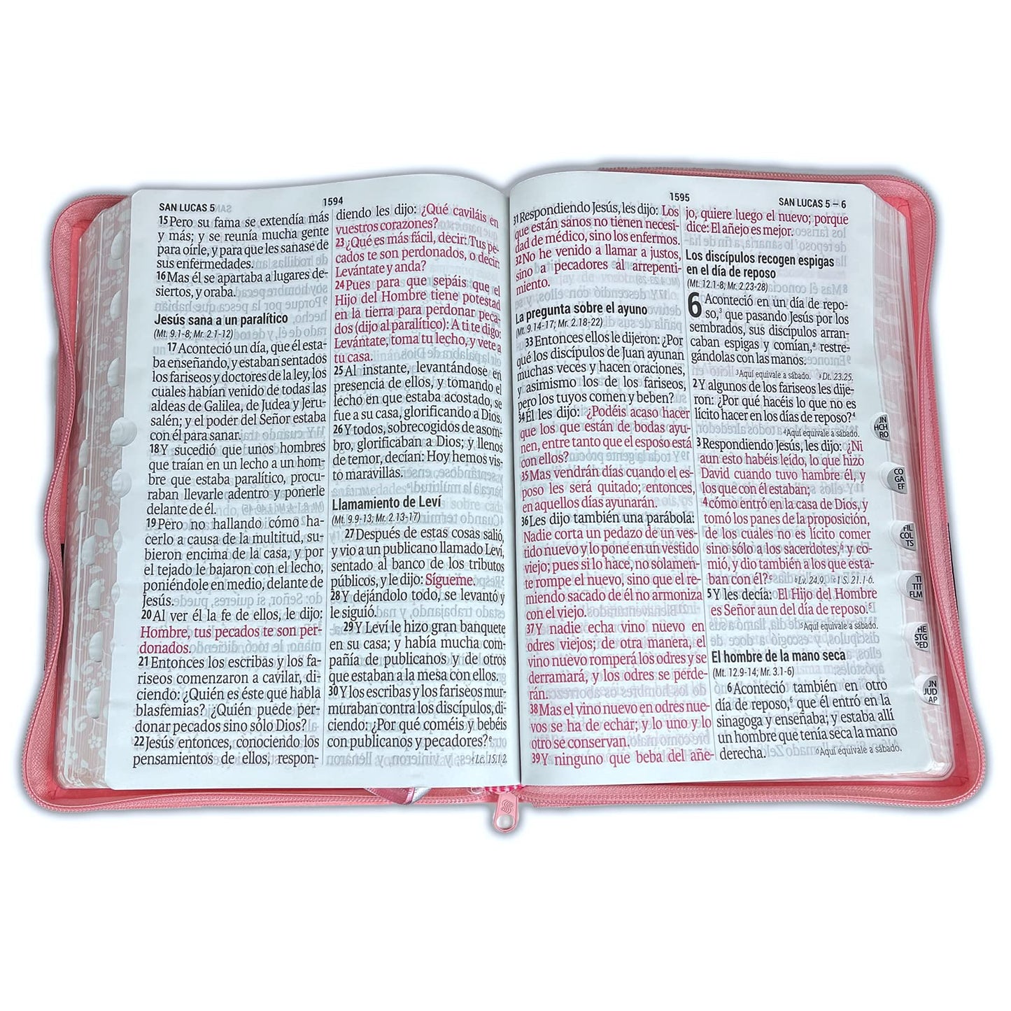 Biblia Letra Supergigante 19 puntos: RVR1960, imit. piel rosa duotone con índice (Spanish Edition)