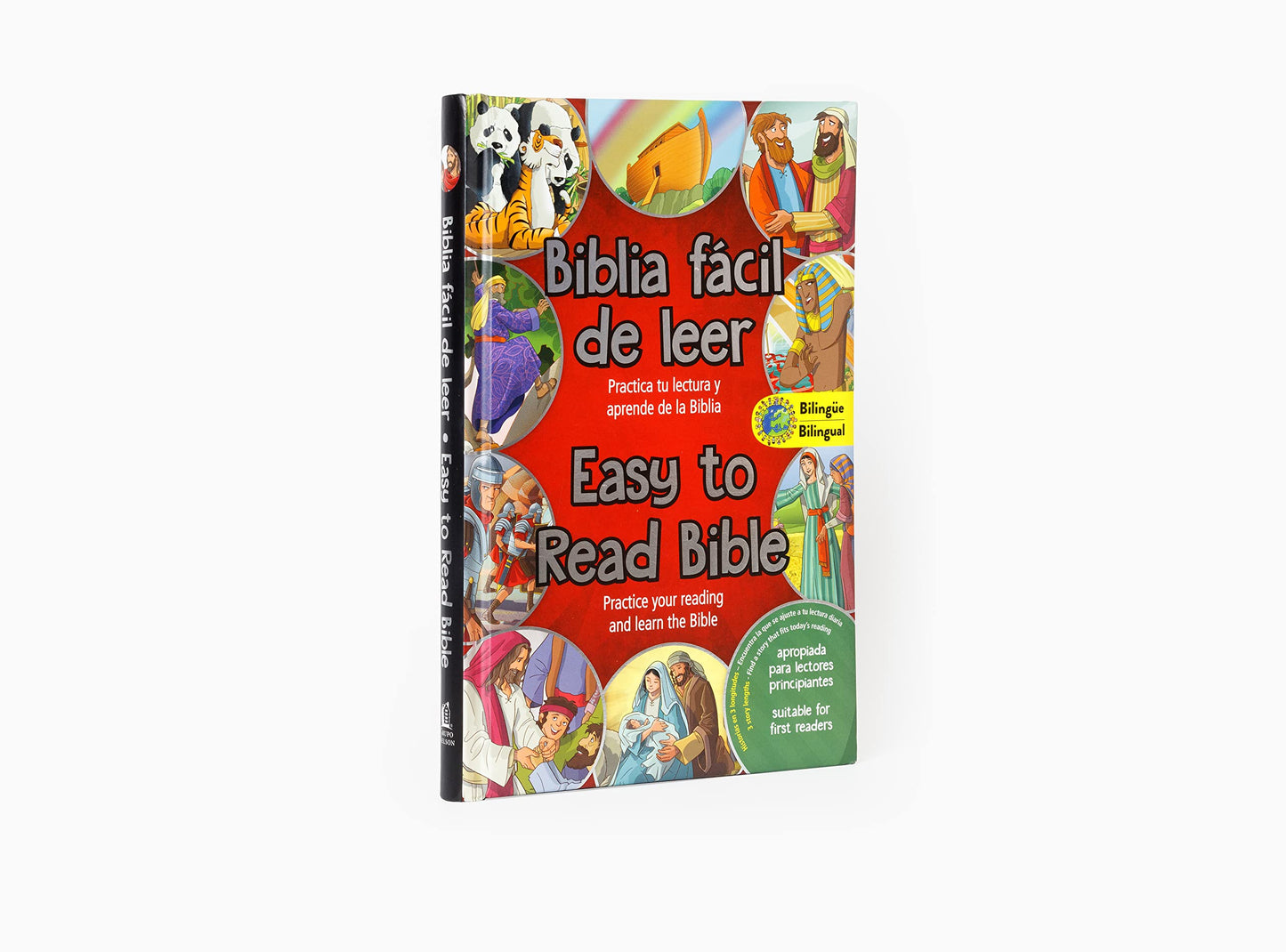 Easy to Read Bible (Bilingual) / La Biblia fácil de leer (Bilingüe): Practice your reading and learn the Bible