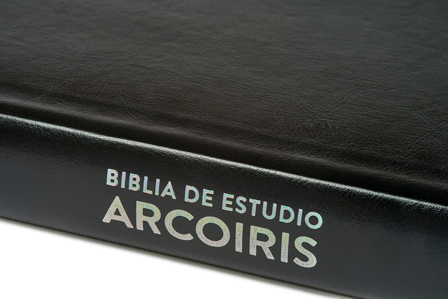 RVR 1960 Biblia de Estudio Arcoiris, negro símil piel/ Rainbow Study Bible RVR 1960 black, LeatherTouch