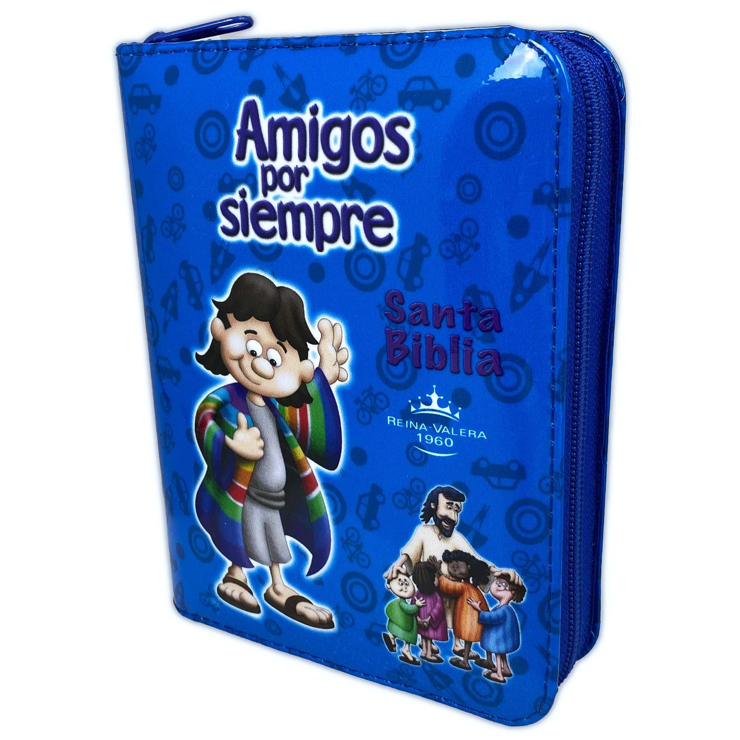 Biblia Amigos por siempre Acolchonado c/cierre