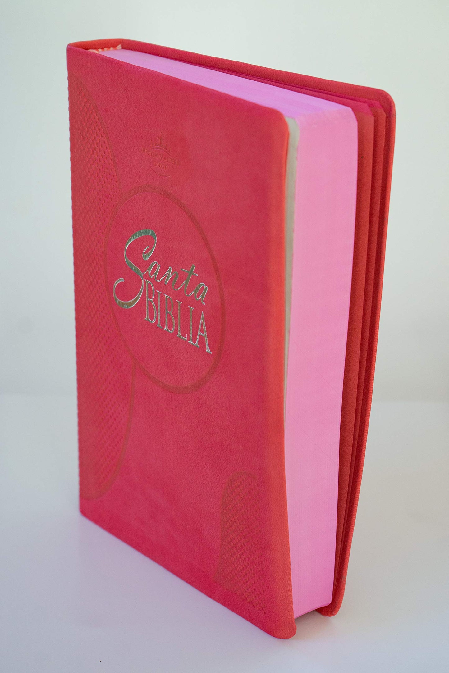 Biblia Letra Grande Palabras De Jesús En Rojo/ Fucsia
