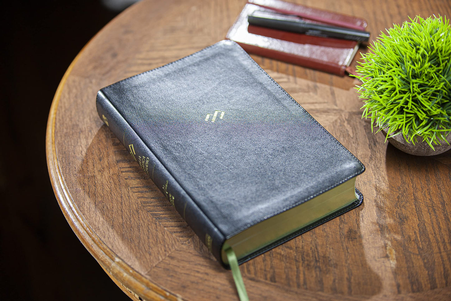 Reina Valera 1960 Biblia temática de estudio, negro piel genuina | RVR 1960 Thematic Study Bible, Black, Genuine Leather