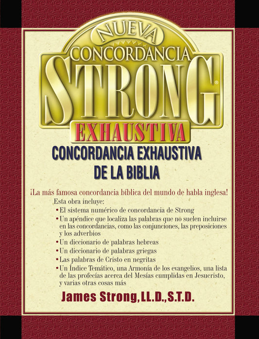 Nueva concordancia strong exhaustiva de la biblia