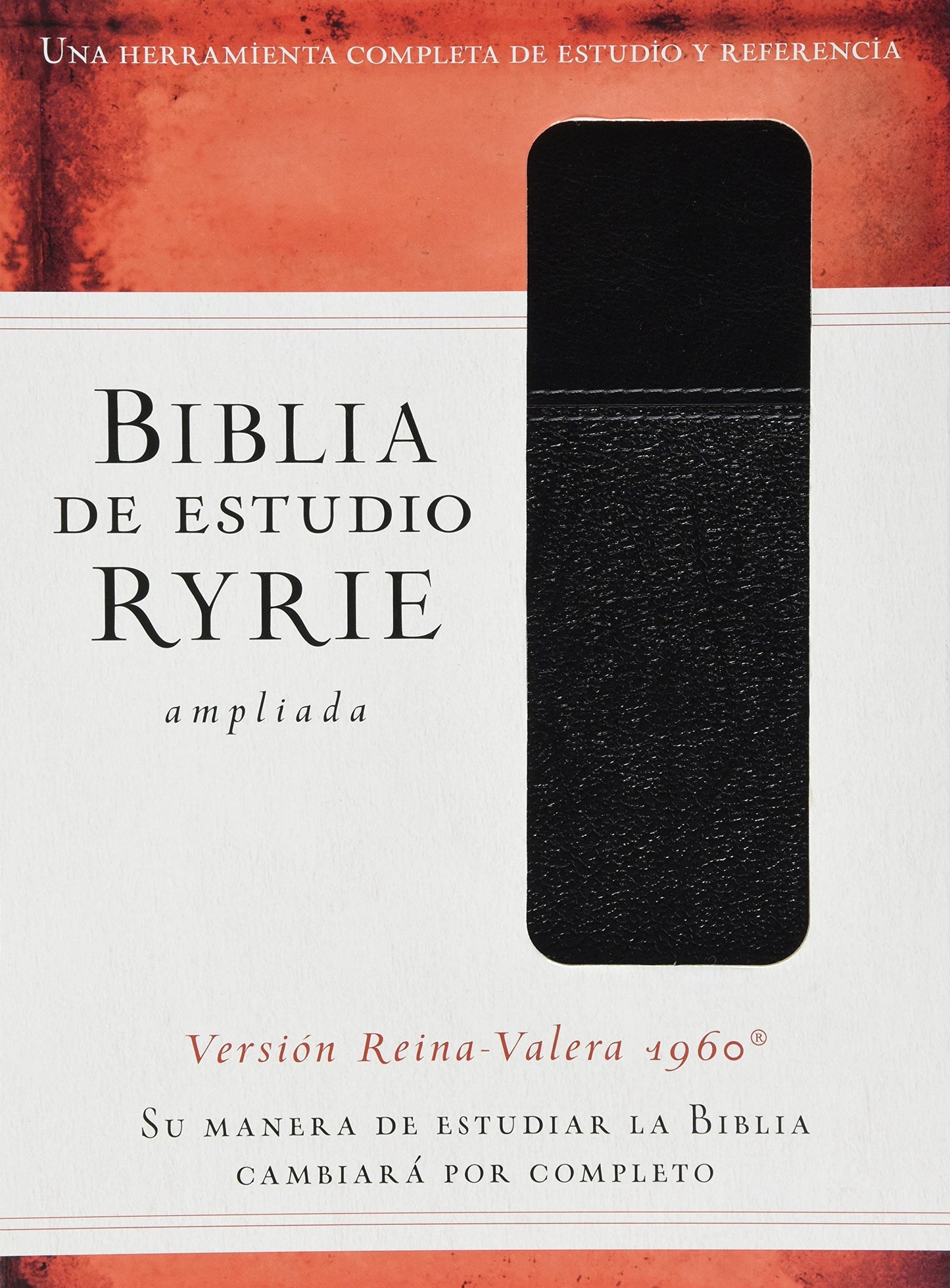 Biblia de Estudio Ryrie Ampliada: Duo-Tono Negor Con Índice