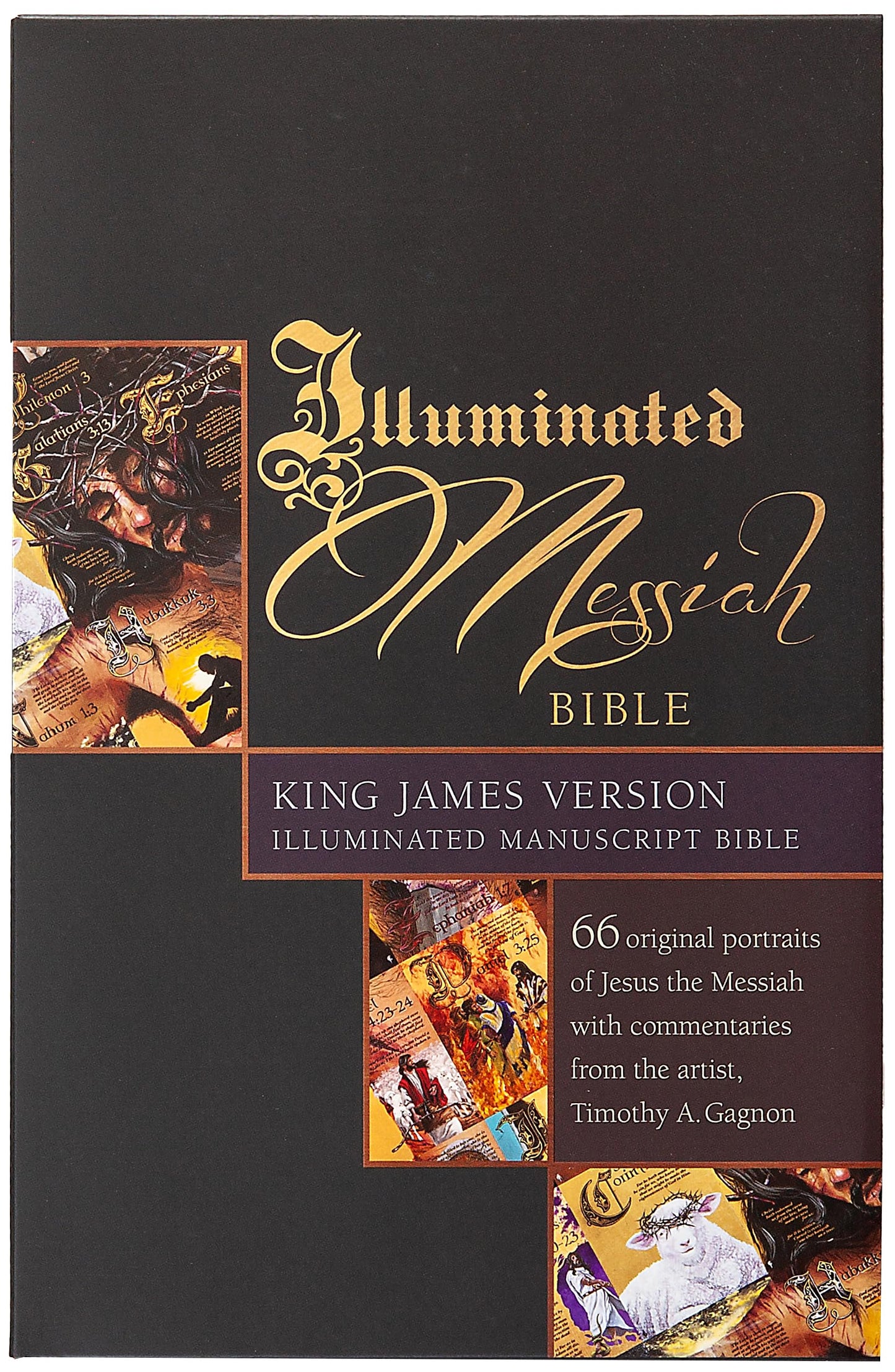 The Illuminated Messiah Bible: 66 Portraits of Jesus (Kjv)