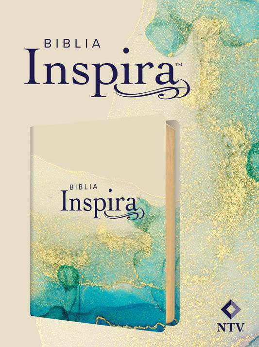 Biblia Inspira Ntv (Sentipiel, Oro): La Biblia Que Inspira Tu Creatividad