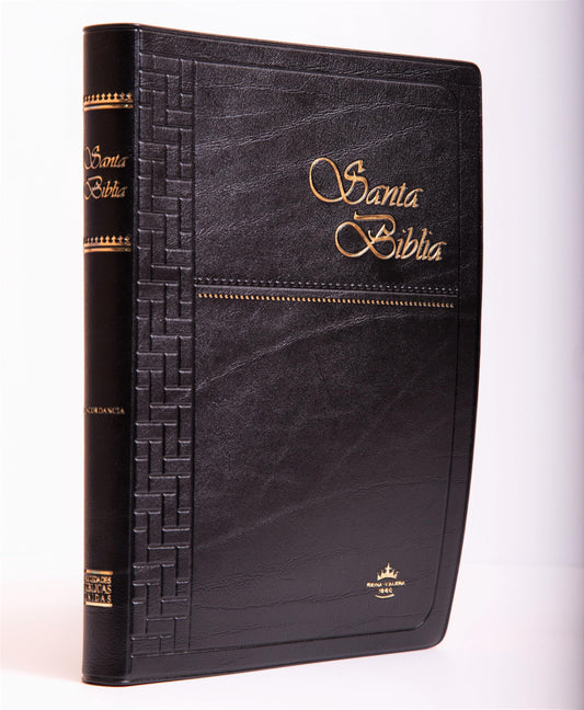 Santa Biblia RVR1960 Ultra fina c/concordancia Vinil negro