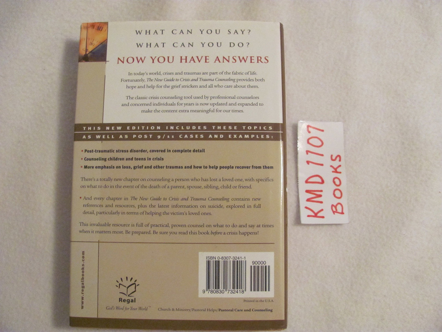 The New Guide to Crisis & Trauma Counseling