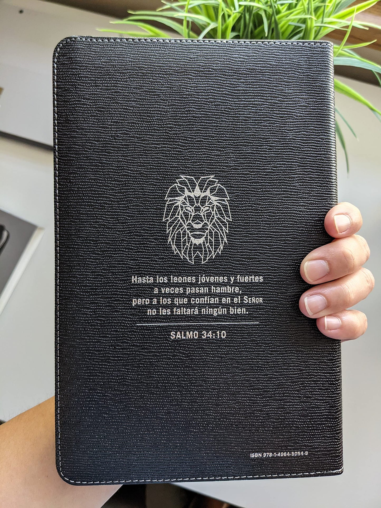 Santa Biblia Ntv, Edición Zíper, León (Sentipiel, Negro)