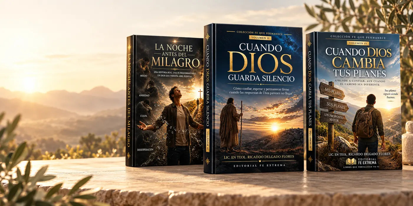 Colección de tres libros Fe que Permanece